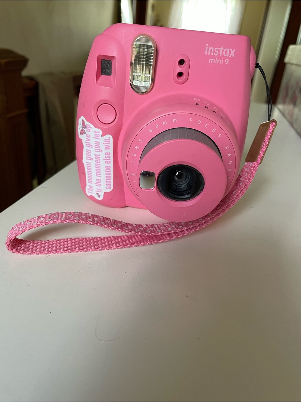 Fujifilm instax mini 9 Instant Camera - Bright Pink